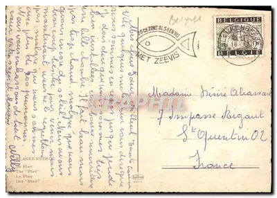 O Pier — Blankenberge — editor 'De Pier' n°1 — Verso