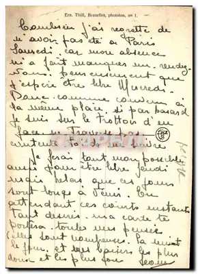 Malines - Hotel de Cidade e Velhas Salas de Especiarias — editor Malines, número de série não visível — Verso