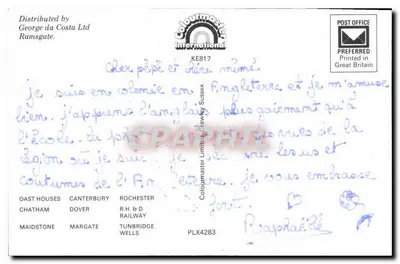 Panorámica de Kent — Coloumaster International, serie KE817 — Reverso