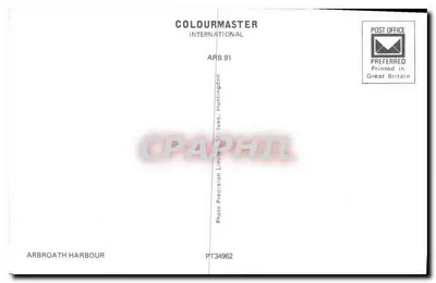 Harbór Arbroath — aktywny port z łodziami rybackimi — Colourmaster International ARB 91 — Rewers