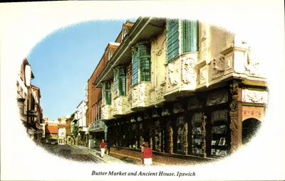 Butter Market and Ancient House, Ipswich — editor Camée, série IPS 139