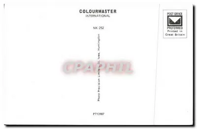 Ilustrowana karta pocztowa z East Anglia — Wydawca: Colourmaster International, nr seryjny NK 252 — Rewers