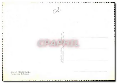 LE CERDON (Ain) — Wspinaczka na Cerdon — Drukarnia RENDEZ-VOUS, Thiers-sur-Loire — Rewers