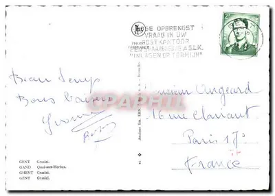 Graslei — Bruges — Fot. N. S. — n°2 — Verso