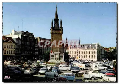 Kortrijk - Grand'Place, Belfort e Hôtel de Ville — editor Mexichrome France, série AF 4