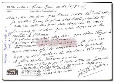 Widok z powietrza na Nice, numer seryjny 30610 — Rewers