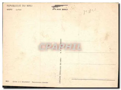 Moïti - Port — Republika Mali — Cliché J. C. Nourault — Rewers
