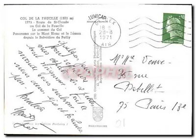 Col da Faucille — (1323 m) — Mexichrome — Verso
