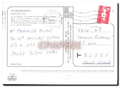 Dijon — widok panoramiczny — Étel — Rewers