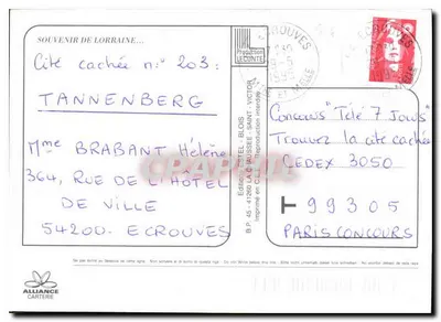 Souvenir de Lorraine — Editora Estel, n° 203 — Verso