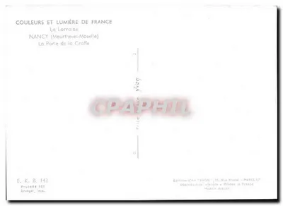 Nancy (Meurthe-et-Moselle) — Portal Craffe — Wydawnictwo Sztuk 'AVON', Paryż — Rewers