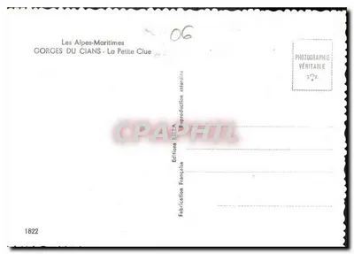 Gorges do Cians — A Petite Clue — Edições RÉLLA — Verso