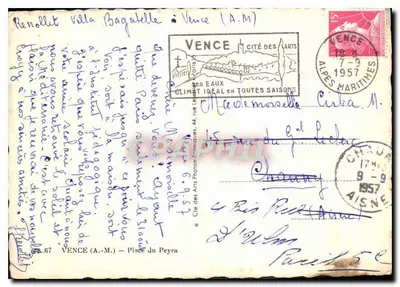 Vence — Place du Peyra — Cap — Back