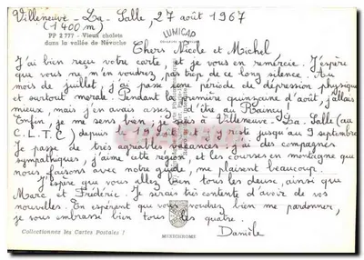 Villeneuve-La-Salle — Stare chalety w dolinie Névache — Lumicap — Rewers