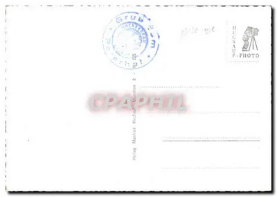 Monachium — widok panoramiczny — Verlag Huckauf, Monachium — Rewers
