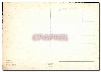 Jardim de tulipas — Holanda — editor Kettate, n° 916.332 — Verso