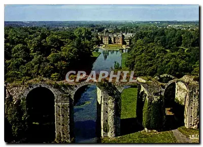 Bedouce — Castelo e Aqueduto do Século XVII — IRIS MEXICHROME