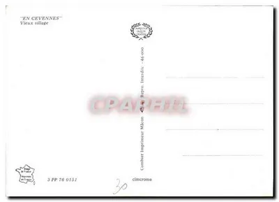 Cing — Aldeia nas Cévennes — Editor Cing — Verso