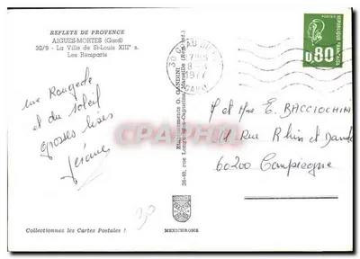 Aigues-Mortes — A Cidade de São Luís XIII° s. — Editora IRIS — Verso
