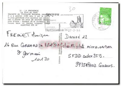 Most Gard — Cud starożytnego Rzymu — Éditions Théojac — Rewers