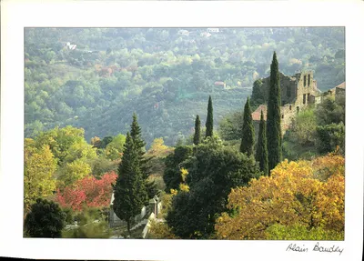 Ruinas en un paisaje otoñal — Ediciones Alain Baudry, n° 30181