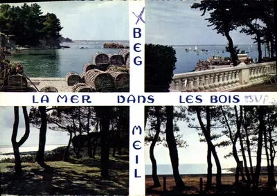 Beg-Meil (Sul do Finistère) — O mar nos bosques — Éditions d'Art Iris