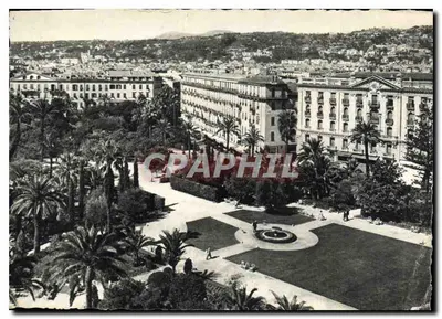 Nice — Les Jardins Albert 1er — Hotel d'Angleterre i Plazza — L. Gilletta et Cie, Wydawcy Fotograficzni