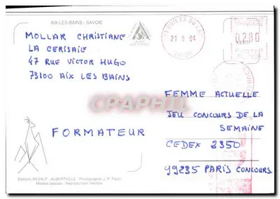 Aix-les-Bains — Os Banhos — Edições Revalp — Verso
