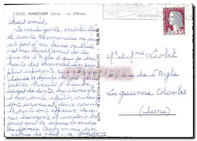 Harcourt (Eure) — O Castelo — ALFA — Verso