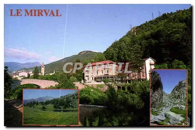 Le Mirval — widok panoramiczny z hotelem i krajobrazem