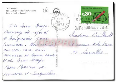 Cannes — Promenada Croisette — Wydawnictwo Sztuki Montpellier — Rewers