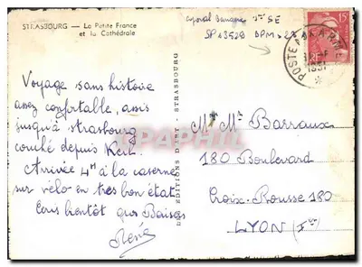 Strasbourg — A Petite France e a Catedral — Les Éditions d'Art — Verso