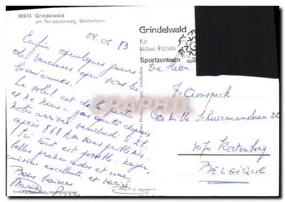 Grindelwald — Terrassenweg, Wetterhorn — Grindelwald für aktive Ferien Sportzentrum — Rewers