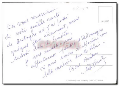 Am schönen Rhein — paisajes y monumentos — Kunstverlag Edm. von König, n° 0667 — Reverso