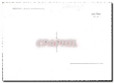 Munich - Bavaria with Ruhmeshalle — Kauffhol-A.-S. München, Ka 01 — Rewers