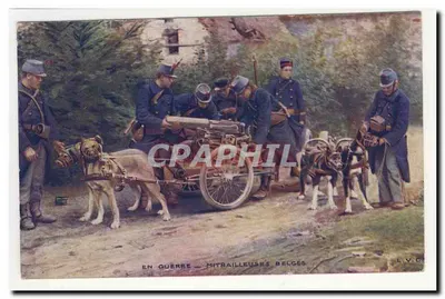 En Guerre — Mitrailleuses Belges — L.V.C.