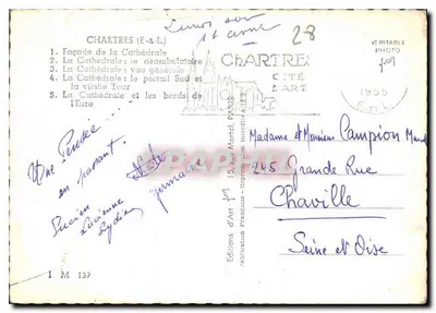 Chartres — Katedra — Wydawnictwo Art Martel — Rewers