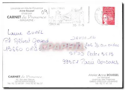 Lavanda w Wysokiej Prowansji — wybrany przez Carnet de Provence — Atelier Anne Roussel — Rewers