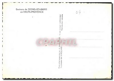 Pénitents des Mées — okolice Digne-les-Bains w Wysokiej Prowansji — fotografia artystyczna E. Michalleta — Rewers