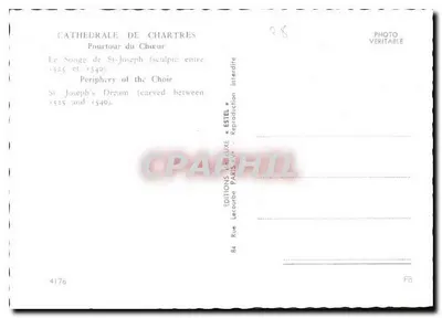Katedra Chartres — Sen św. Józefa — Estel — Rewers