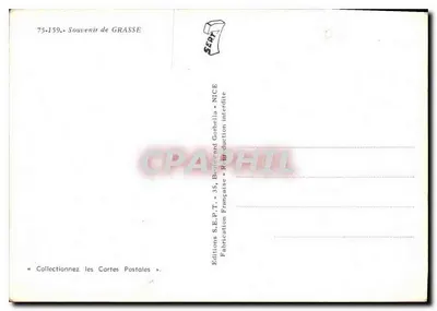 Grasse — Recuerdo de Grasse — Ediciones S.E.P.T. - 75-159 — Reverso
