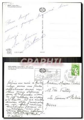 Sainte-Agnes — Wysoki wioska wybrzeża Europy — Cinq — Rewers