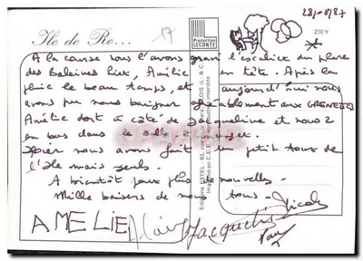 Ilha de Ré — Farol das Baleias — Estel — Verso