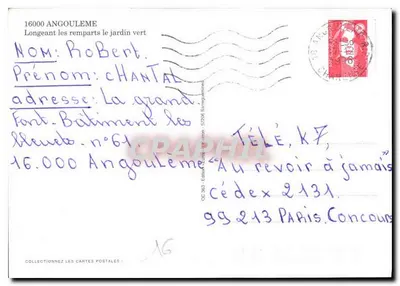 Angoulême — Il Giardino Verde — OC 363, Edizione Europaprint — Verso