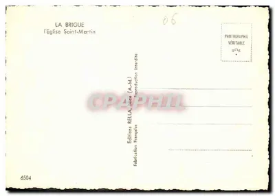 Narodziny — Brén (XV wiek) — Katedra św. Martyna, La Brigue — Rewers