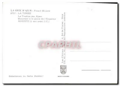 Der Alpen-Trophäe — Denkmal für den Kaiser Augustus (5 Jahre vor Christus) — IRIS — Rückseite