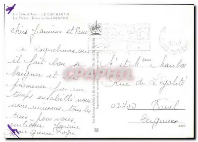 Pirat - W tle MENTON — Wydawnictwo «MAR» — Rewers