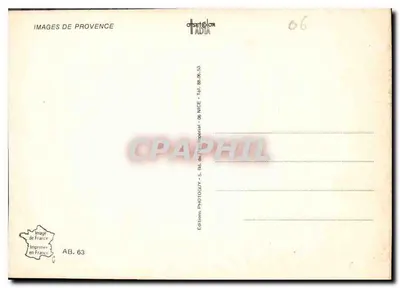 Passagem sob um arco de pedra — Provence — Edições Image de France, AB. 63 — Verso