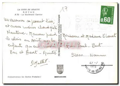 La Côte de Beauté — Royan — Wydawnictwo Modernes « Théolac » — Rewers