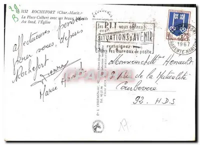 Place Colbert — Rochefort (Charente-Maritime) — Élucé — Rewers